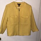 H&M. Size 8. Yellow Short Suit Jacket.