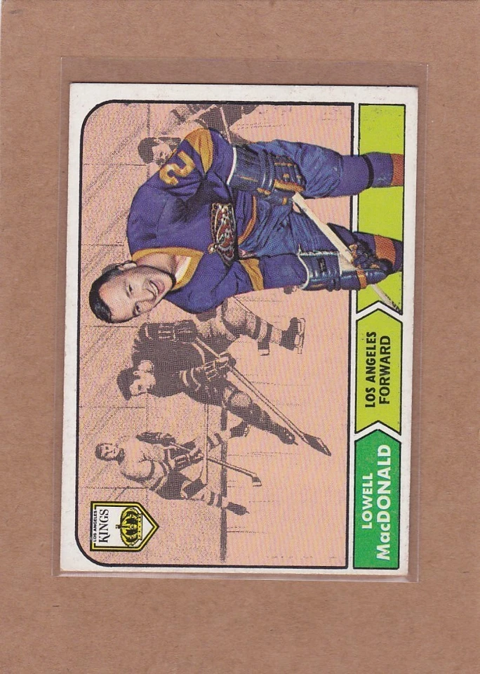 1968-69 TOPPS HOCKEY LOWELL MACDONALD ROOKIE #42 KINGS EX/EX+ *A25822 - Image 1 of 1