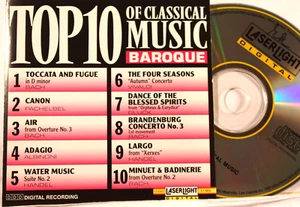 BAROQUE "TOP 10 OF CLASSICAL MUSIC BAROQUE" (CD) 10 Tracks VG Cond Ships Free - Picture 1 of 4