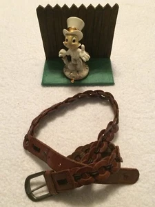 Abercrombie brown leather Woven youth size large/XL belt Total Length 42" NICE - Picture 1 of 8