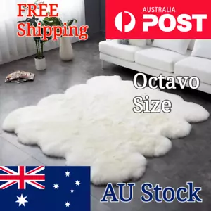 Australian Genuine Sheepskin Lambskin Octavo size wool Rug - Picture 1 of 4