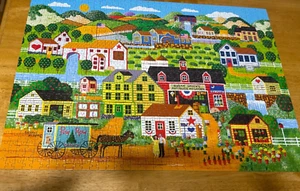 ANTICO FIENILE DI SUSAN GREEN ~ 1000 PZ. PUZZLE ~ ROSEART ~ ARTE DI ANTHONY KLEEM - Foto 1 di 9