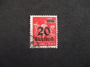 Germany 1923 Surch. with new value (inflation issue) Used. - Picture 1 of 2