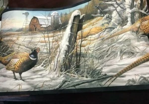2 Rolls Wall Paper Board Quel DRP YORK PHEASANTS NEW - Picture 1 of 3