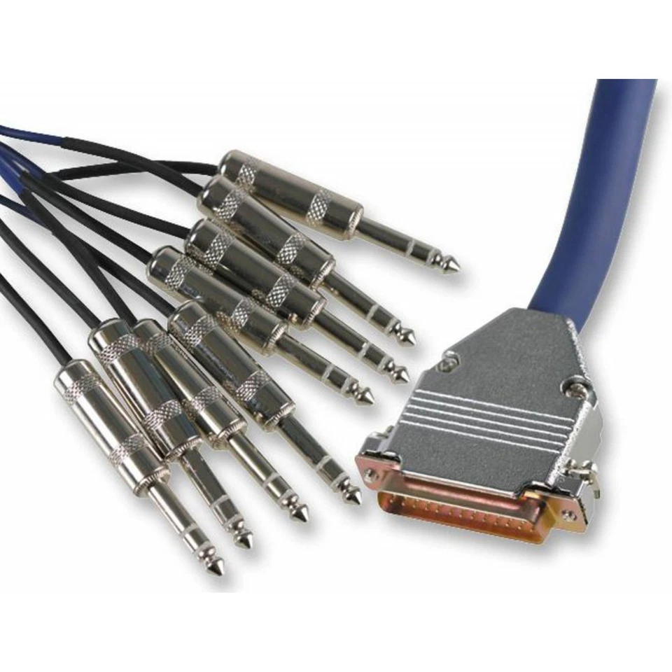 AudioKraft - 25 Pin D-Sub to 8x Balanced Jack Plugs - 2m (DSUB) - Image 1 of 1