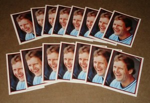 LOT OF 15 1983  O-PEE-CHEE BASEBALL STICKER #76 GEORGE BRETT