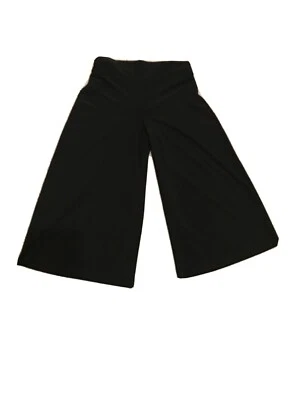 Usado en Excelente Condición Casa Blanca Mercado Negro Mujer Negro Globo Elástico Pantalones Talla S Poliéster Foto 1 de 3