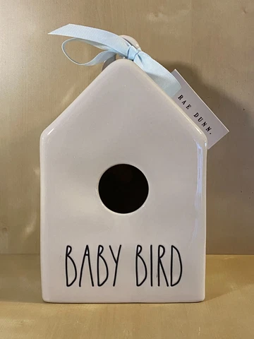 RAE DUNN Artisan Collection by Magenta - Baby Bird House Décor - Brand New! Cover