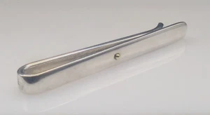 GEORG JENSEN Modernist Sterling Silver & Gold Tie Clip No 200 Denmark - Picture 1 of 6