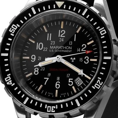 Marathon Military TSAR Dive Watch, US Government dial, Swiss Made, ISO 6425 NEW - Image 1 of 4