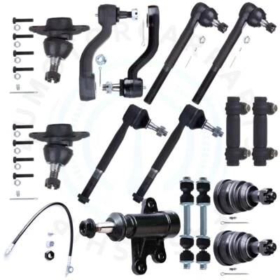 15x Front Ball Joint Inner Tie Rod End Kit Fits 1993-2000 Chevrolet C2500 C3500 - Изображение 1 из 4