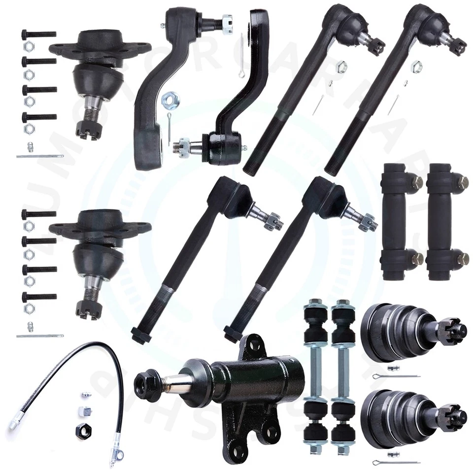 15x Front Ball Joint Inner Tie Rod End Kit Fits 1993-2000 Chevrolet C2500 C3500 - Image 1 of 4