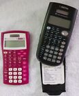 2 Texas Instruments Calculators TI-36X Pro & TI-30X IIS Scientific & Solar 