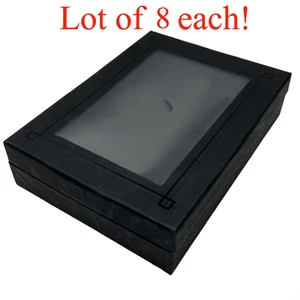 Portfolio Box Photo & Document & Keepsake Storage Black 5"X7"X1.5" Lot of 8 Each - Picture 1 of 8