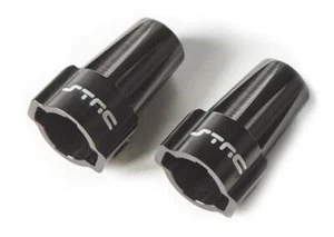 STRC Aluminum Rear Lock-Outs Black SCX10 STA30493BK - Picture 1 of 1