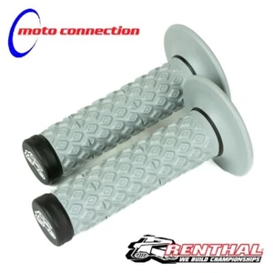 Empuñaduras RENTHAL MX ANTI VIBRACIÓN NEGRAS para HONDA CRF250R CRF450R MOTOCROSS - Imagen 1 de 2
