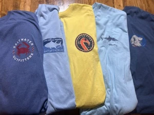 LOT OF 5 COLORFUL 3xl Summer T SHIRTS IZOD SALTWATER - Picture 1 of 8