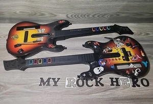 2 Nintendo Wii Guitar Hero World Tour Wireless Tested (3of50) - Picture 1 of 4