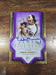 2023 Topps Five Star Eddie Murray Auto #14/50 Los Angeles Dodgers Baseball - Picture 1 of 2