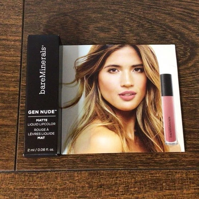 BareMinerals Gen Nude Matte Liquid Lipcolor SWAG 0.06 oz/2 ml Travel Size - Image 1 of 2
