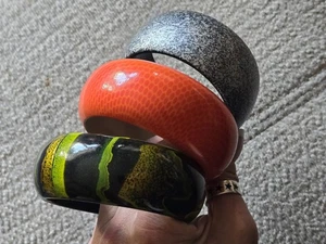 3x Vintage Chunky Armreifen  - Bild 1 von 2