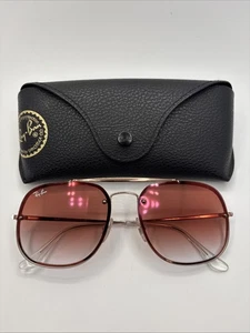 RAY-BAN RB 3589 9035/VO ROSE GOLD AUTHENTIC FRAMES SUNGLASSES 58-16-145 W/CASE - Picture 1 of 9