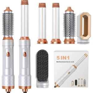 Warmluftbürste Rundbürstenföhn Airflow Lockenstab Automatisch,Haarglätter Bürste - Bild 1 von 15