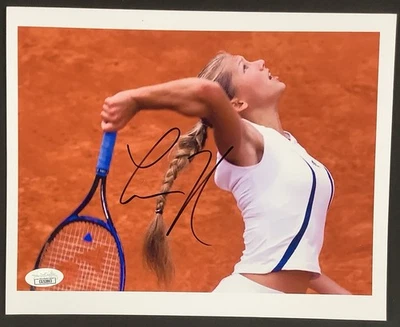 Foto firmada por Anna Kournikova 8x10 tenis US Open Wimbledon sexy autógrafo JSA Foto 1 de 4