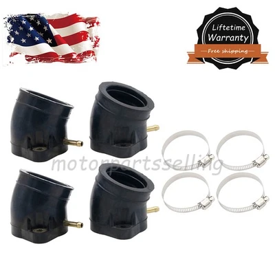 4x 2H7-13596-00-00 Carburetor Manifold Boot for Yamaha XS1100 78-81 XJ1100 1982 - Image 1 of 4