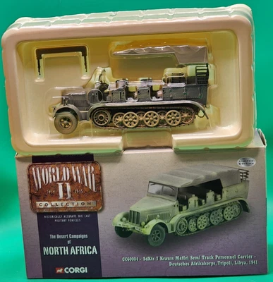 Corgi CC60004 Sd.Kfz. 7 Krauss Maffei Semi Track Personnel Carrier 1941 NIB! - Image 1 of 4