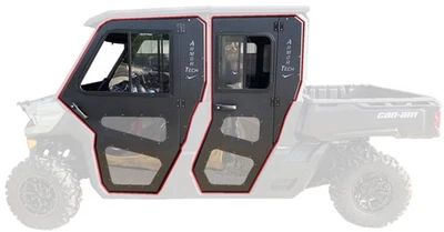 Puertas de acero solo para gabinete de cabina para Can Am 2016-24 Defender Max HD 7 8 9 10 Foto 1 de 2