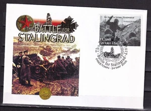 LI06 Sierra Leone 2005 The 60th Anniversary of the Ending of World War II FDC - Picture 1 of 1
