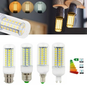 B22 G9 E14 E27 LED Corn Light Bulb Screw Socket White 12W 15W 220V 240V - Picture 1 of 15