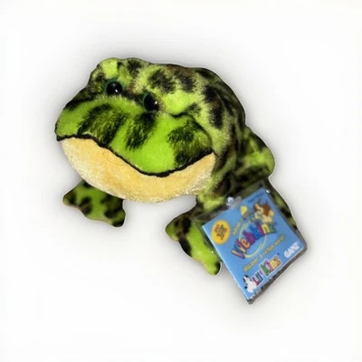 Vntg Ganz Webkinz Lil'Kinz Bullfrog Plush HS114  Sealed Unused Code Rare/ HTF - Image 1 of 4
