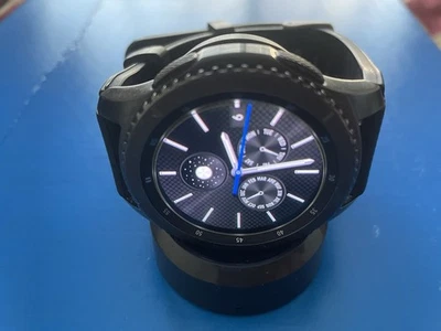 Samsung Gear S3 Frontier 46mm Blk Smartwatch Excellent Condition Cellular Watch - Image 1 of 4