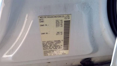 Bolsa de aire cortina derecha usada se adapta a: Nissan Altima 2016 techo de pasajero grado derecho A Foto 1 de 4