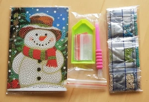 Diamond-Painting-Bild "Ideen mit Herz" Schneemann OVP mit Werkzeug - Bild 1 von 1
