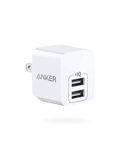 Anker charger PowerPort mini 12W 2-port USB rapid PSE authenticated F/S w/Track# - Picture 1 of 7