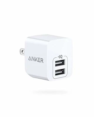 Anker charger PowerPort mini 12W 2-port USB rapid PSE authenticated F/S w/Track# - Image 1 of 4