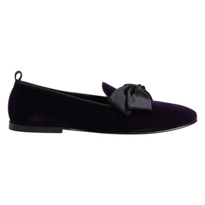 Zapatos mocasines sin cordones Dolce & Gabbana mocasines de gamuza púrpura de algodón EU44/US11 1050usd - Imagen 1 de 9