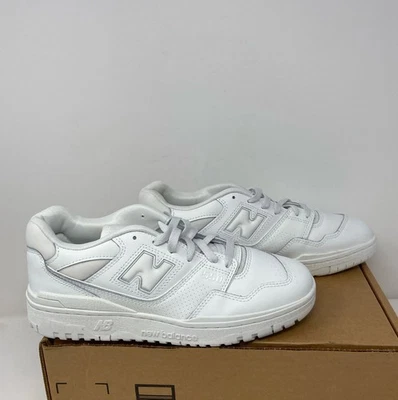 New Balance 550 Triple White Patent Women's Size 9 - Image 1 of 4