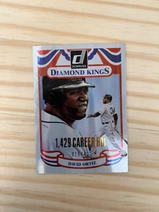 2014 Donruss Stat Line Career #13 David Ortiz DK 016/400 Boston Red Sox - Picture 1 of 2