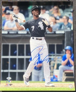 Tim Anderson Chicago White Sox foto firmata automaticamente 16x20 ~ BAS Beckett COA - Foto 1 di 4