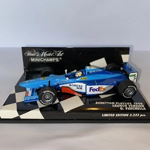 MINICHAMPS PLAYLIFE 1998 LAUNCH VERSION G.FISICHELLA LIMITED EDITION 3.333 pcs - Foto 1 di 5