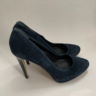 Zapatos de salón Charles by Charles David talla 9,5 M de gamuza azul marino con plataforma 'flip' Foto 1 de 4