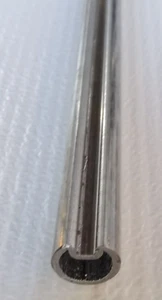 Eje para puerta seccional, eje hueco galvanizado con ranura, ( Ø 25,4 mm) longitud 1800 mm - Imagen 1 de 1