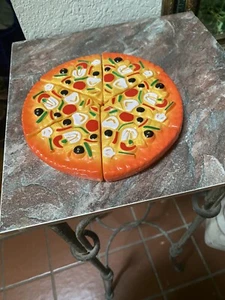 Interactive Pizza Pretend Play Toy with Smooth Surface Food Cutting Set - Picture 1 of 5
