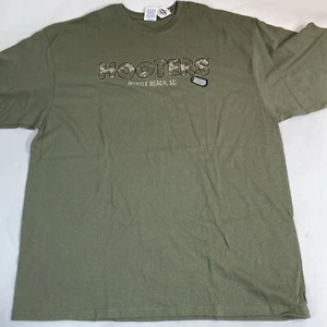 NEW Hooters Myrtle Beach Strong SC Shirt Mens 2XL Green - Picture 1 of 5