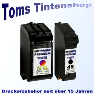 HP45+78 DeskJet 1220c 6122 6127 9300 930c 932c 950c 952c 959c 970cxi 995c REFILL - Bild 1 von 3