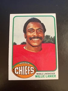 ¡Willie Lannier 1976 Topps Football #24! $1 ENVÍO!¡! - Imagen 1 de 2
